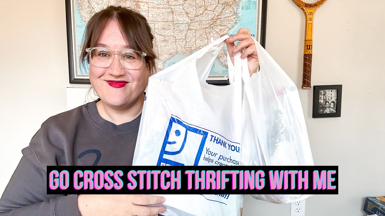 Go Cross Stitch Thrifting with Me (Flosstube Extra)