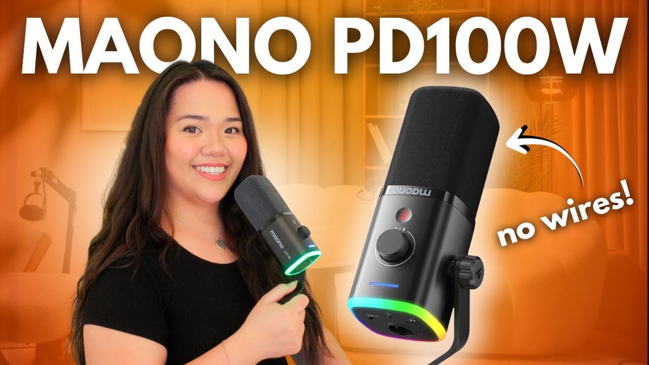 Maono PD100W: беспроводной динамический микрофон для тех, кому не хватает проводов.