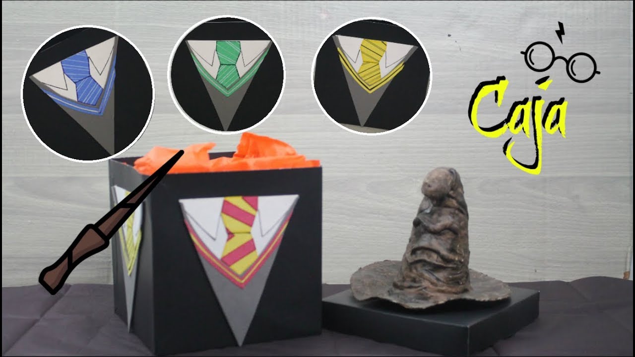 CAJA HARRY POTTER FÁCIL PARA REGALAR | IVONNE E IVETTE