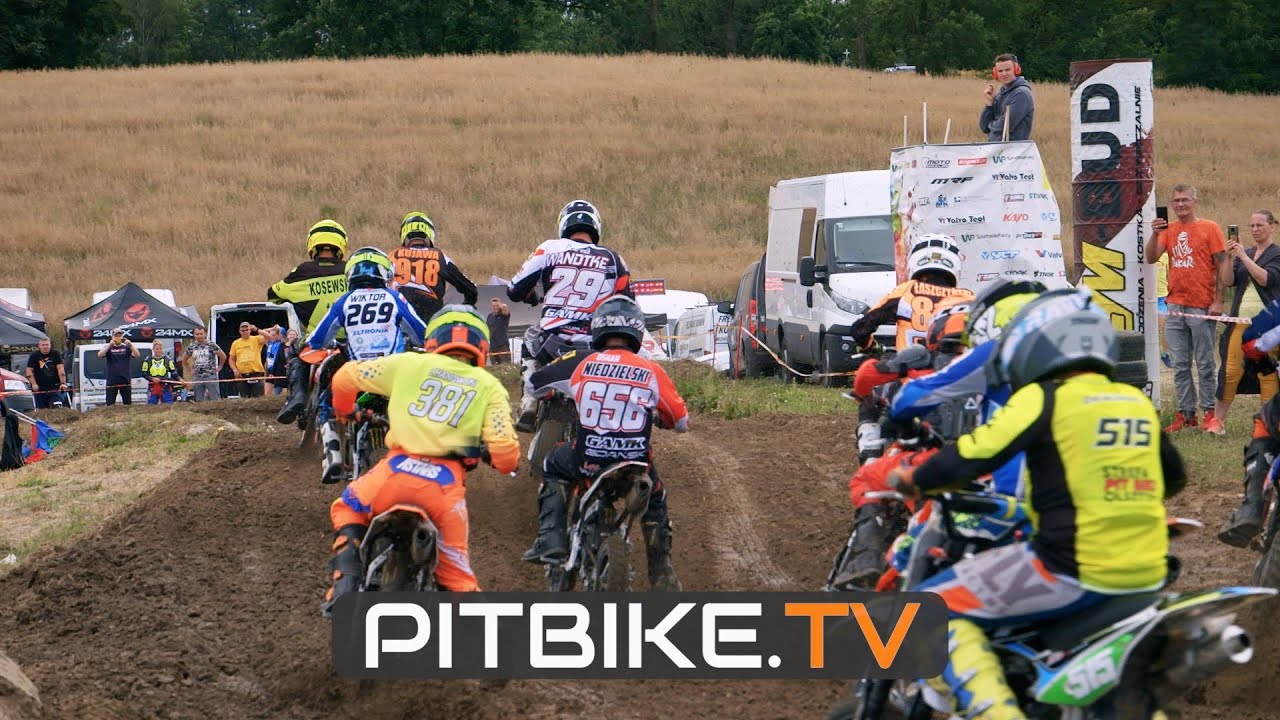 Puchar Polski Pit Bike Off Road wyścig na torze w Wierzchucinie Królewskim 2022 - pitbike.tv