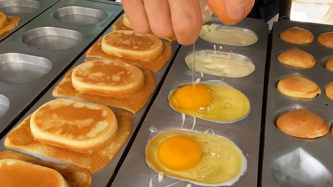 HANDMADE KOREAN EGG BREAD - KOREAN STREET FOOD