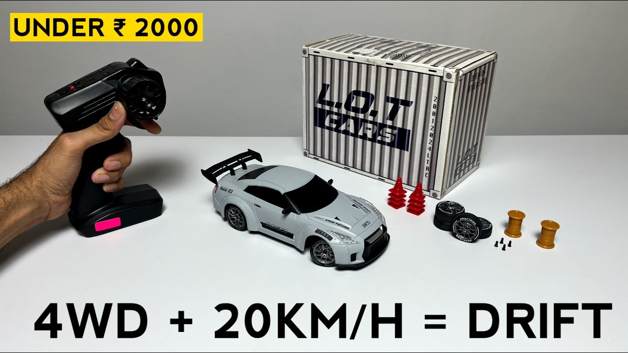 Rc Drift Car Nissan GTR 4WD Unboxing #rccar #drift