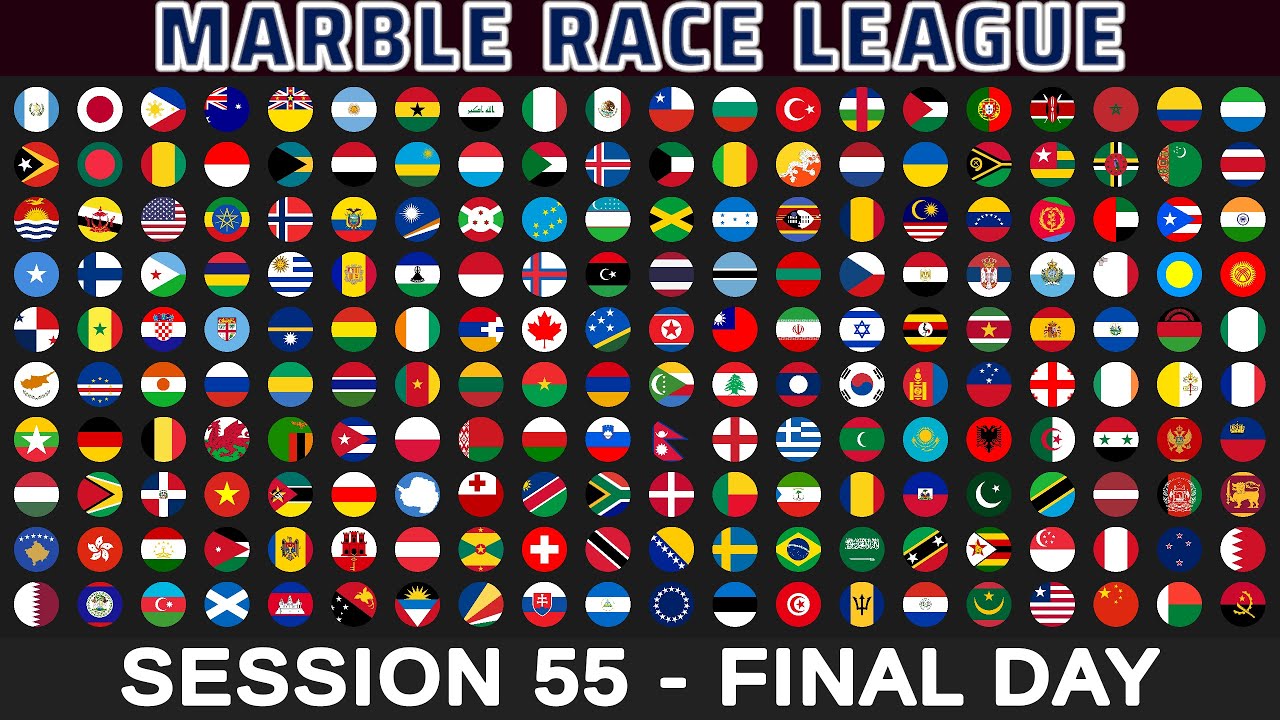 Marble Race League Session 55 Final Day ~ 200 Countries