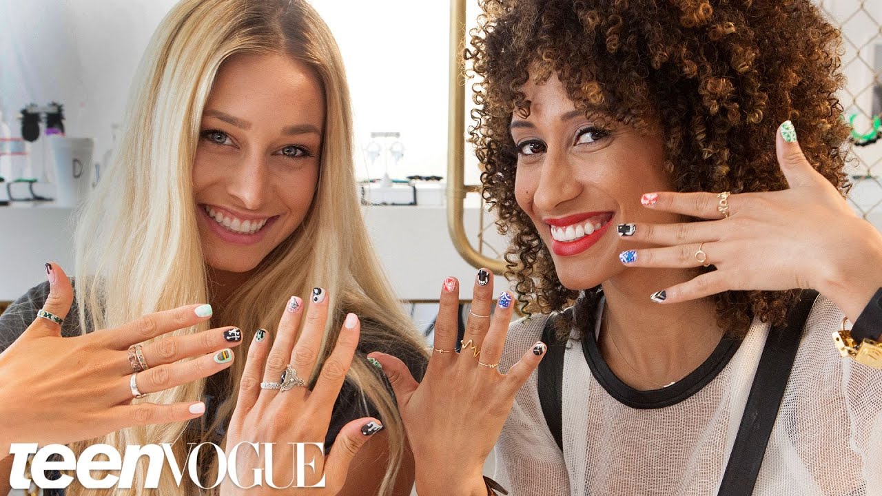 Back-to-School Statement Nails with Cait Barker - 3 Steps to - Teen Vogue