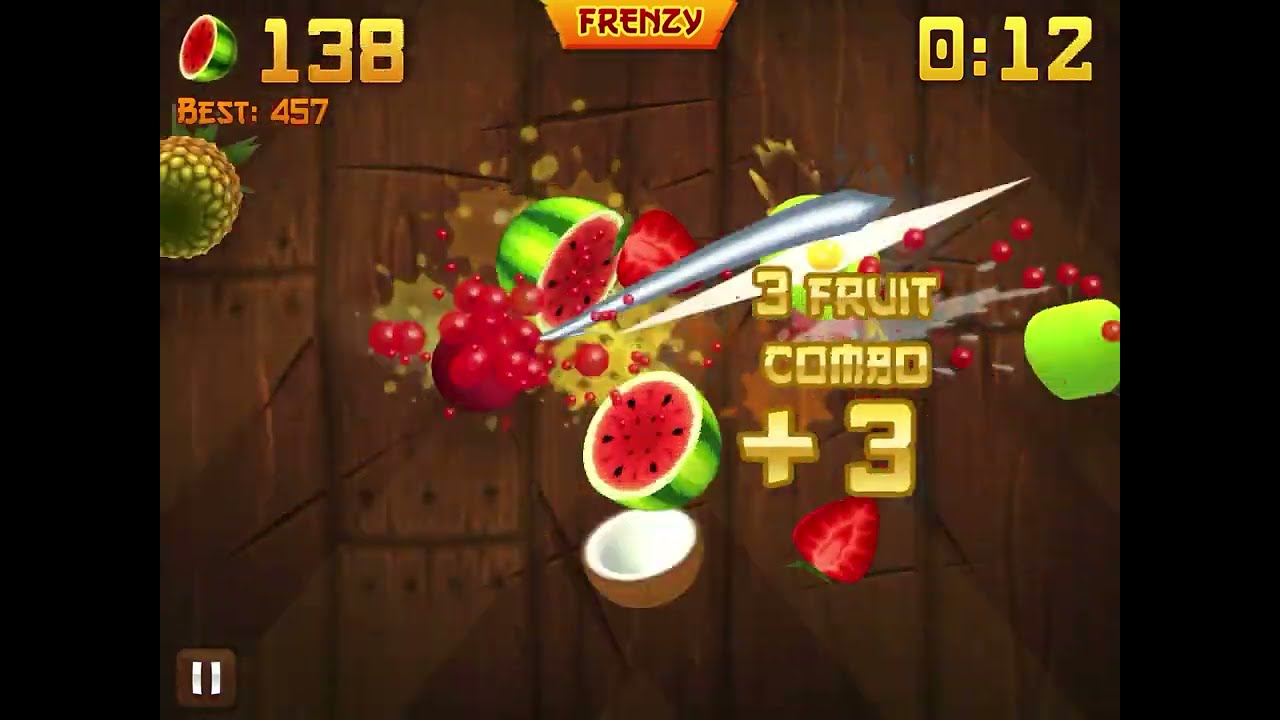 Fruit Ninja: Gameplay Walkthrough Part 1 - Slicing Fruit (IOS,Android)