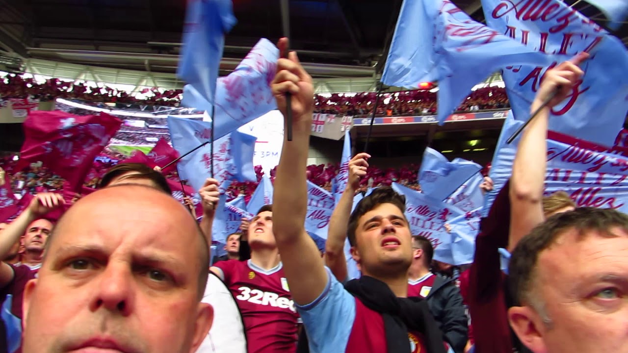 VILLA! VILLA! VILLA! Wembley 2019 ASTON VILLA vs Derby County. VILLA'S GOING UP!!!!