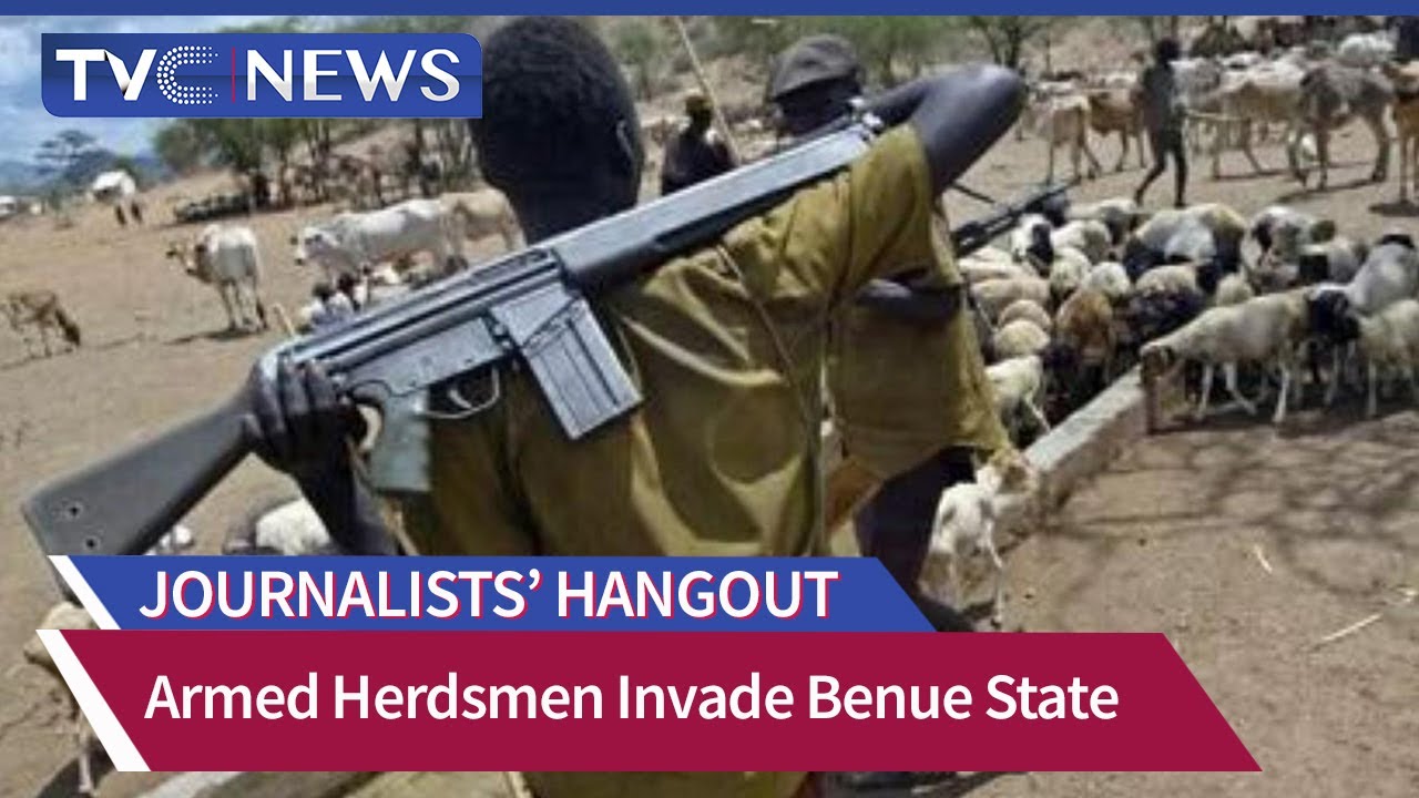 (WATCH) Hundreds Flee as Armed Herdsmen Invade Benue State Villages