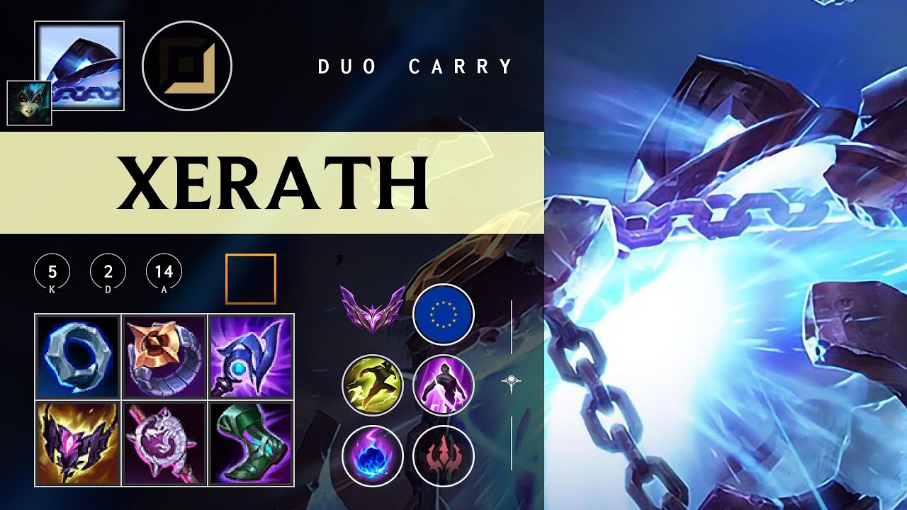 Xerath Carry vs Varus - EUW Master Patch 26.03