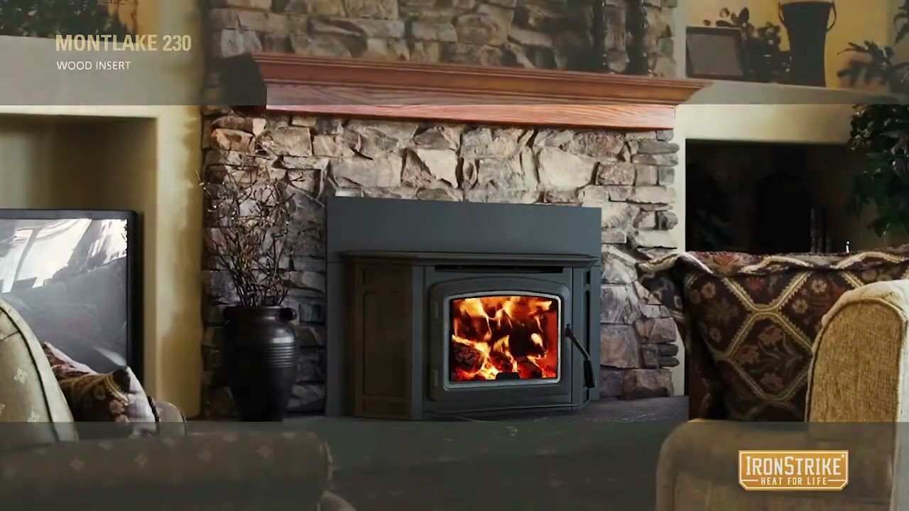 IronStrike Montlake 230 Wood Burning Fireplace Insert