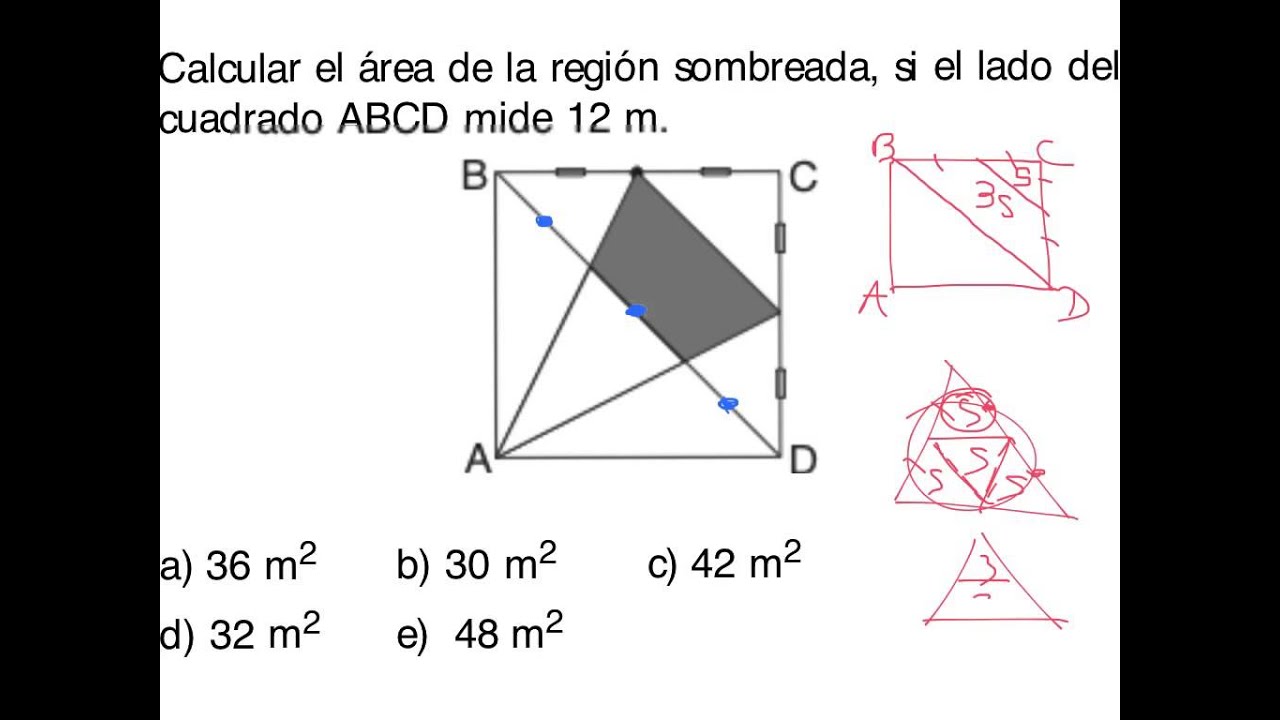 Áreas de Regiones Sombreadas