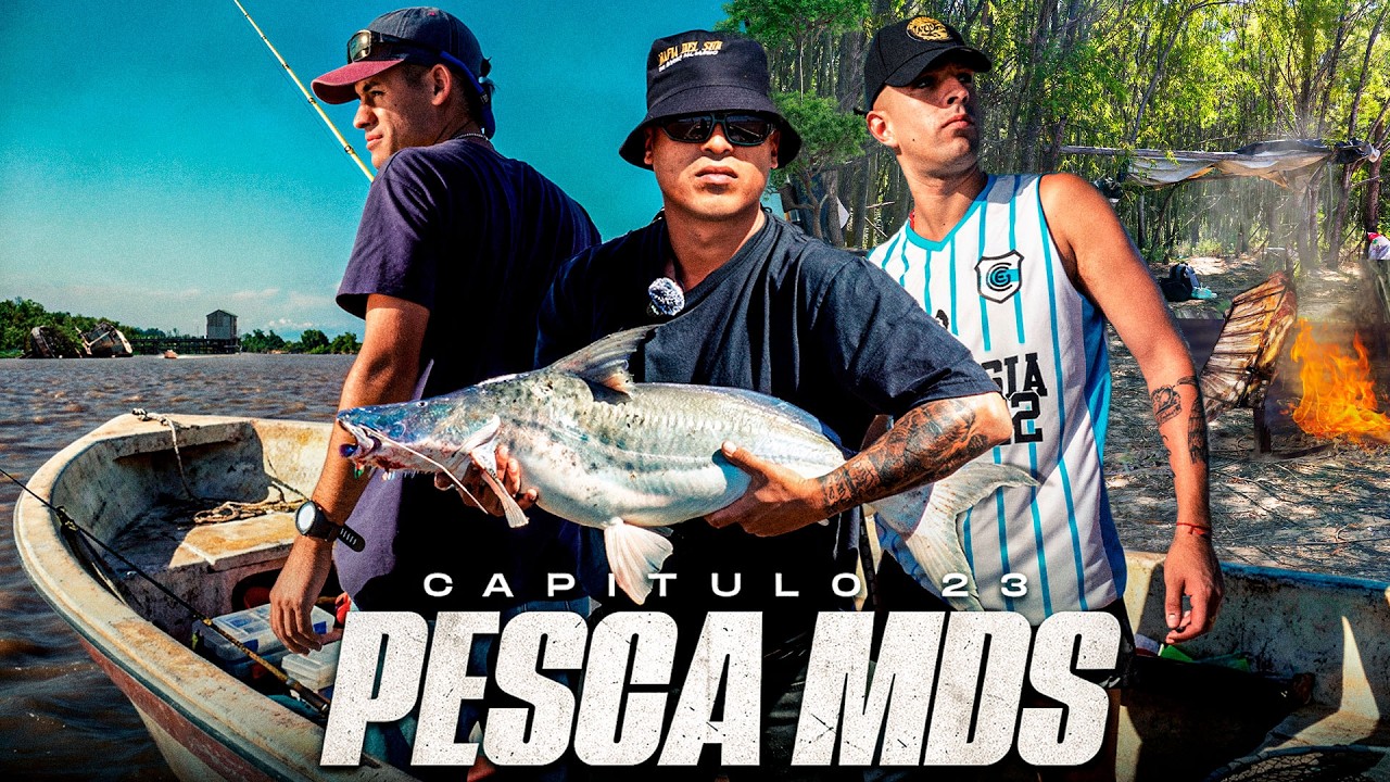 Acampamos en una Isla, PESCADOS GIGANTES & Costillar al asador con la MDS 🎣 #23