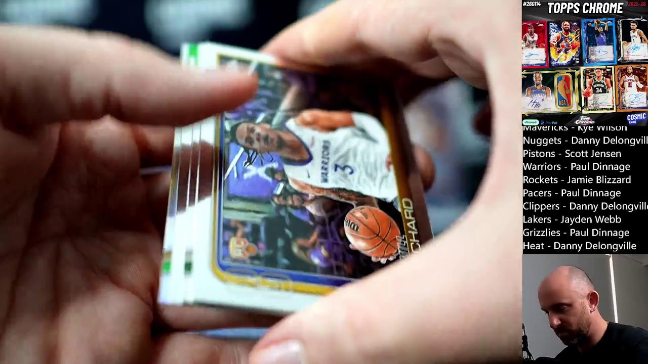 BREAK #260114 2025-26 TOPPS CHROME BASKETBALL HOBBY (3 BOXES)