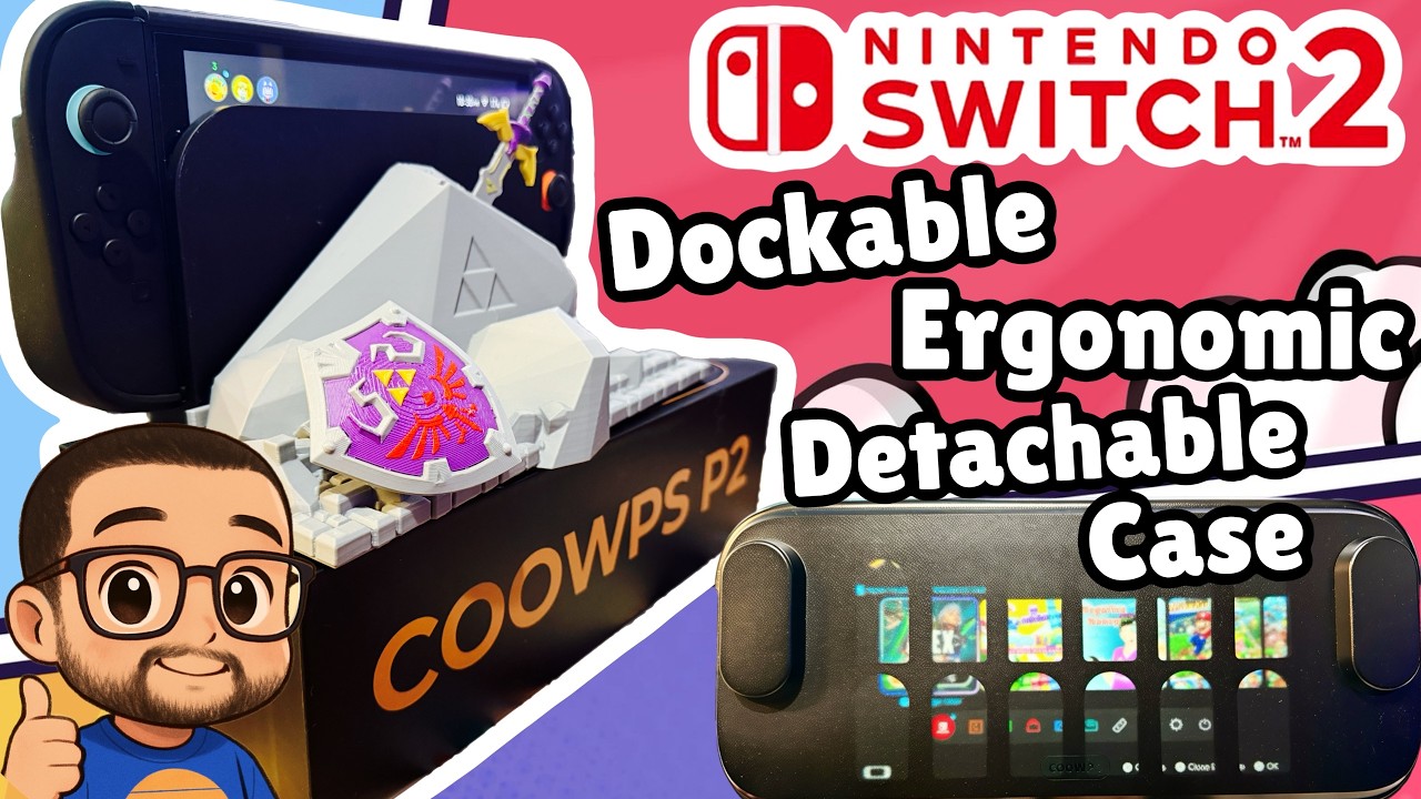 This is the BEST case for the Nintendo Switch! - COOWPS P2 Dockable Split Protective Case