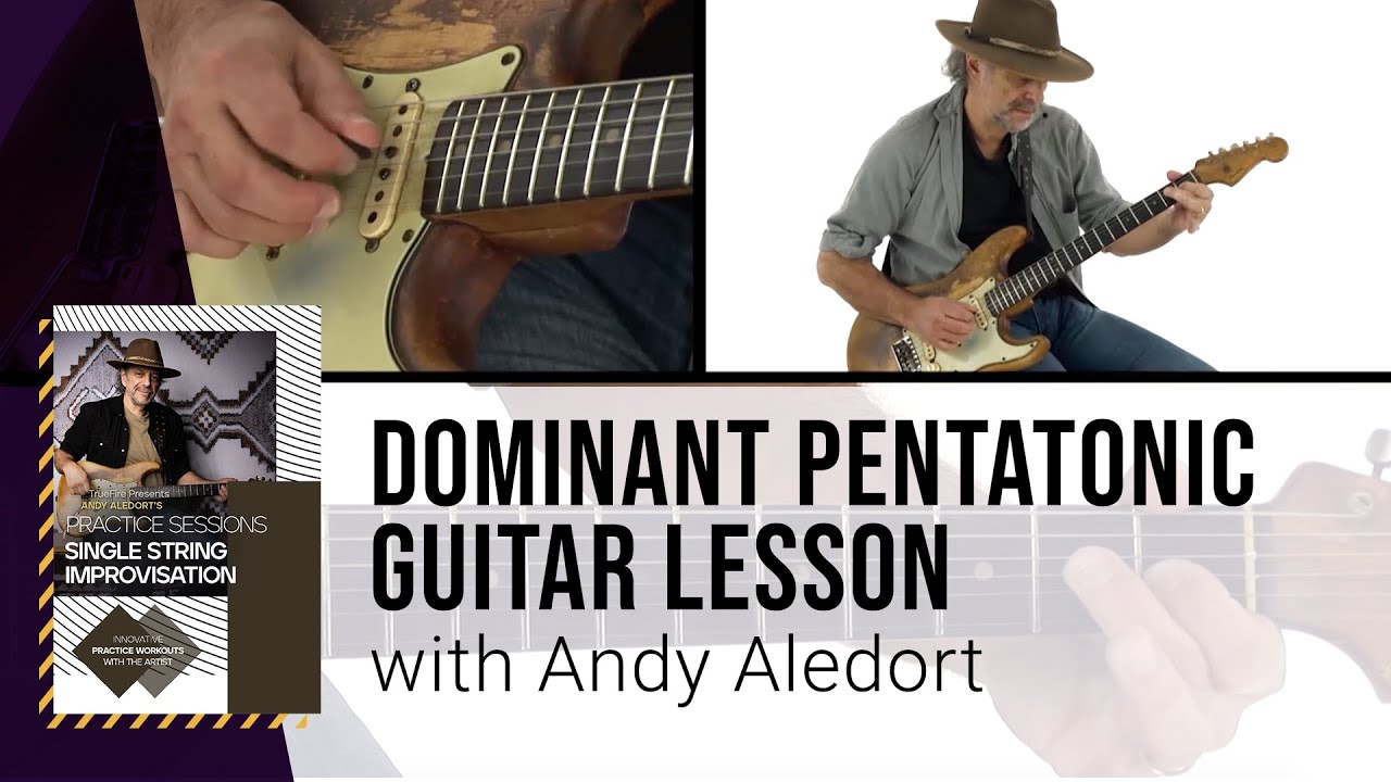 🎸 Dominant Pentatonic Guitar Lesson with Andy Aledort!
