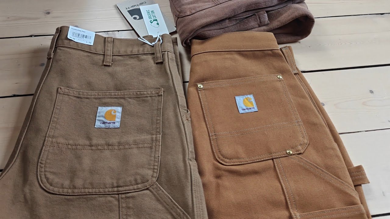 Carhartt Workwear против Carhartt WIP Double Knee Pants
