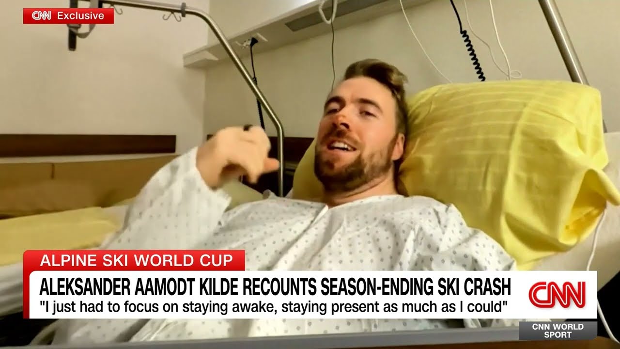 Aleksander Aamodt Kilde 🇳🇴 - hospital interview after monstrous crash in Wengen, Jan 17, 2024