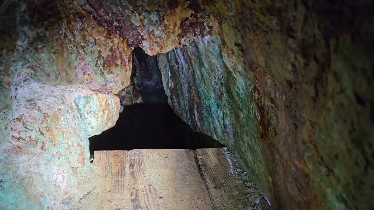 Exploring Sunset mines part 2, with my son.
