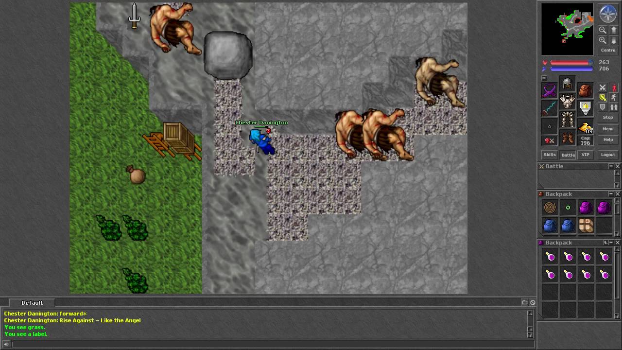 Tibia [7.3] 31 red skull sorcerer goes PK (Rubera)