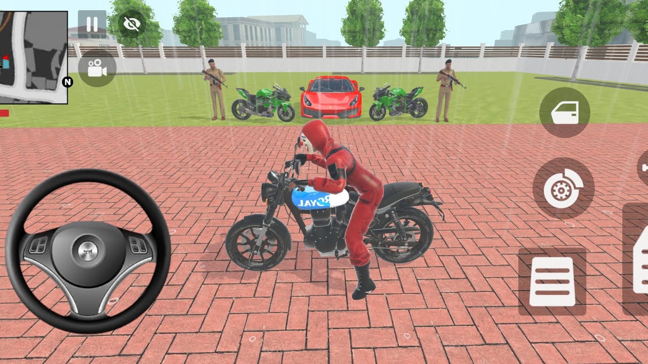 || Franklin Order by 1️⃣ 🔴 Ferrari 2️⃣ Ninja H2R || Indian Theft Aura Simulator 🇮🇳 ||