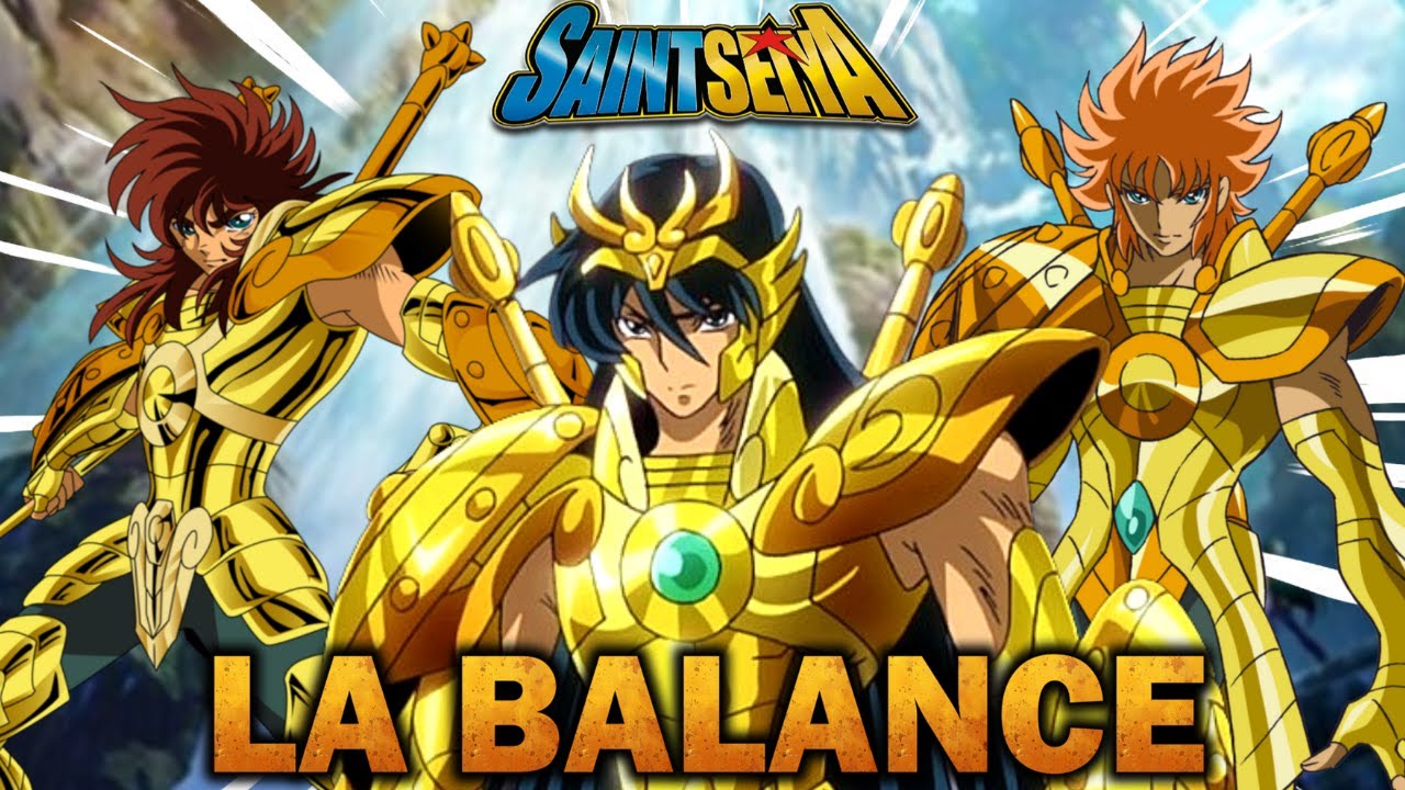 Les CHEVALIERS D'OR de la BALANCE dans SAINT SEIYA