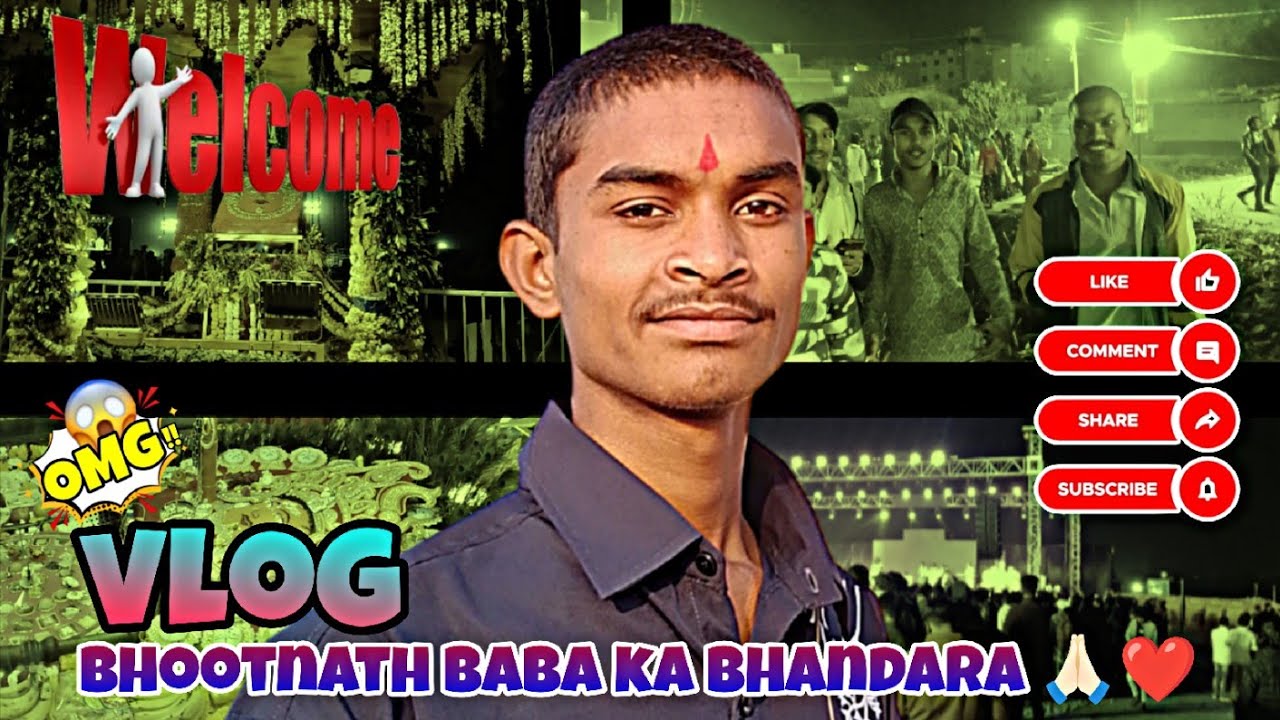 Baba bhootnath ji ka bhandara or Bhajan sandhya❤️😱