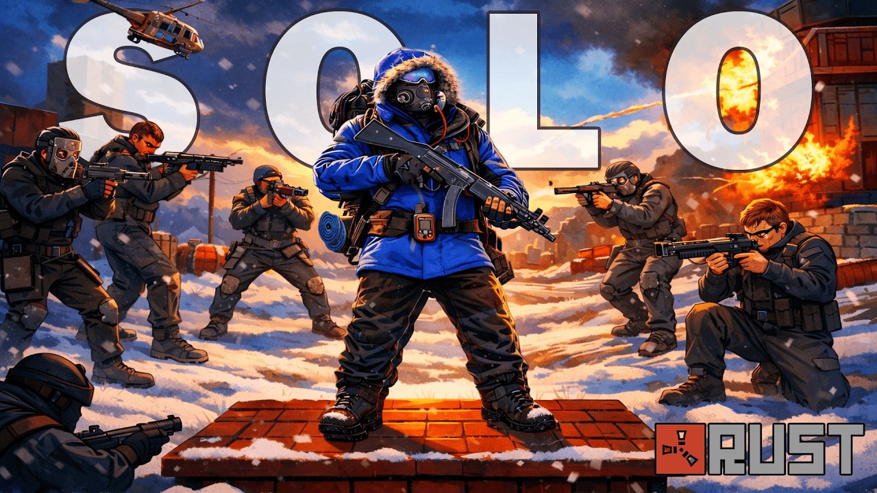 وعدتهم أمسحهم من السيرفر… والنهاية تحكي 🔥 | RUST SOLO MOVIE
