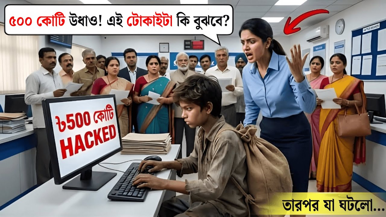 এই টোকাইটা কি বুঝবে? হঠাৎ ব্যাংকে ৫০০ কোটি উধাও 😱 তারপর ছেলেটি যা করল…