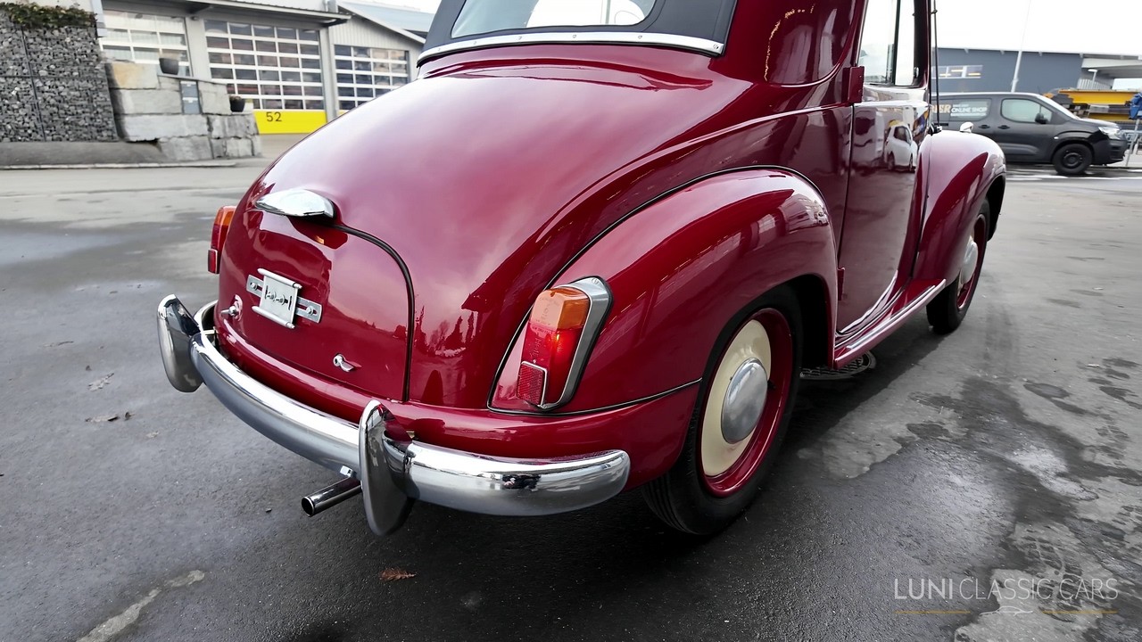 1949 Fiat 500 Topolino C Exhaust Sound