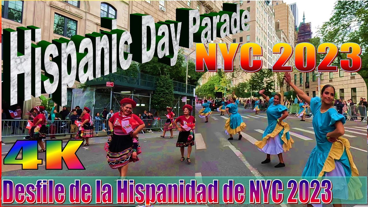 Hispanic Heritage Day Parade in NYC 2023 I #hispanic #hispanidad #newyorkcity #4k
