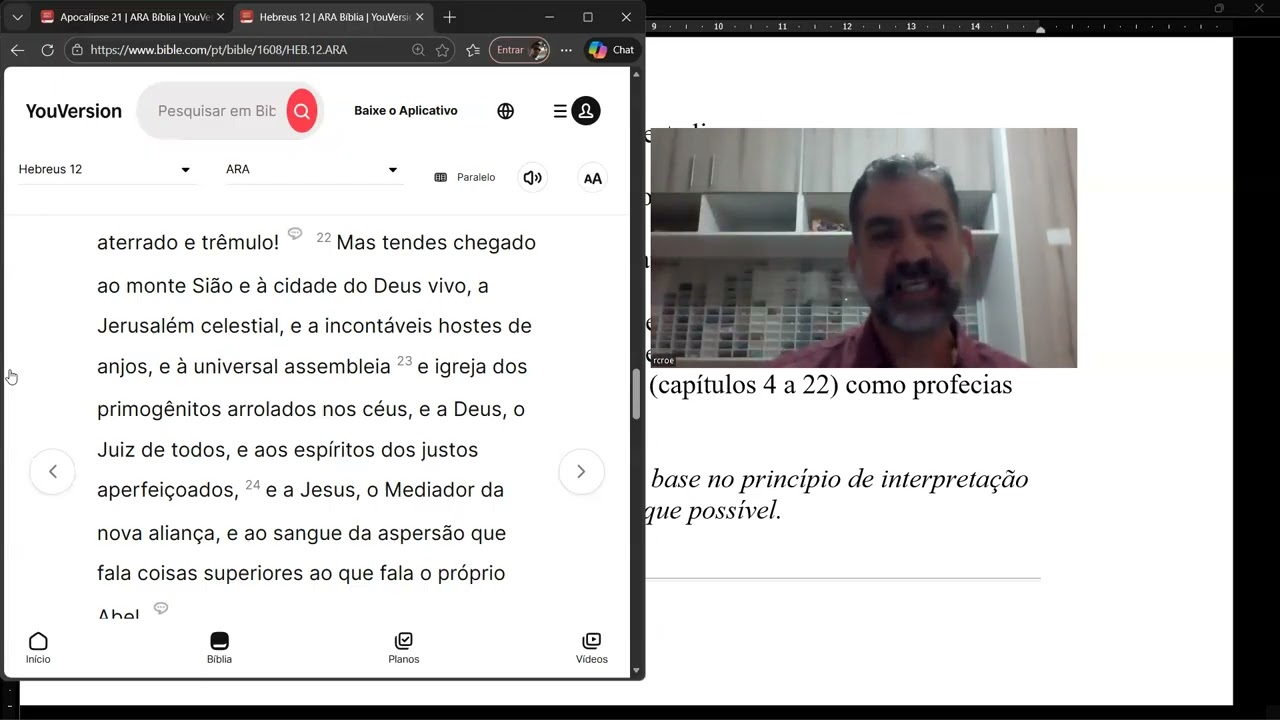 APOCALIPSE - O LIVRO DAS REVELAÇÕES - Capítulo 21 versos 01 a 17