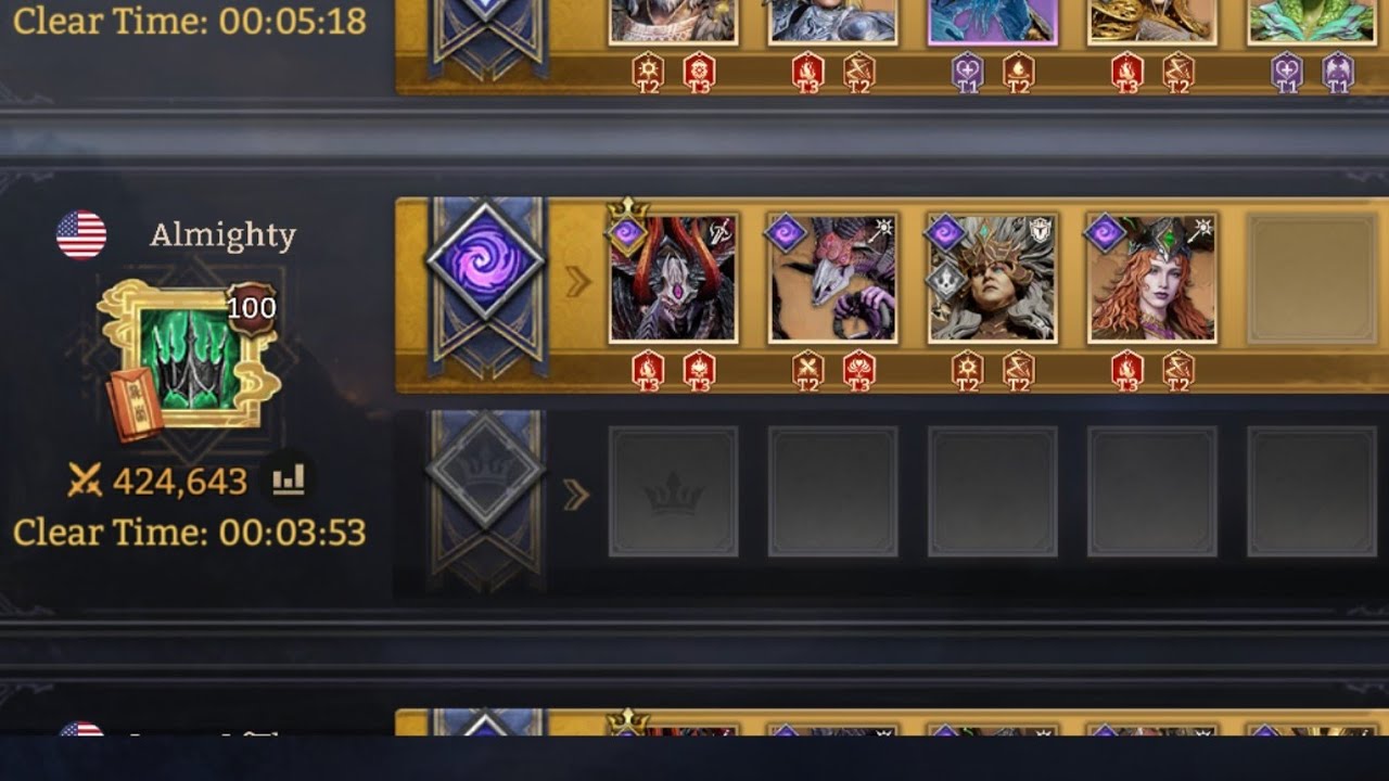 Gear Dungeon 1-10: Only 4 Heroes Needed! (Overpowered!)