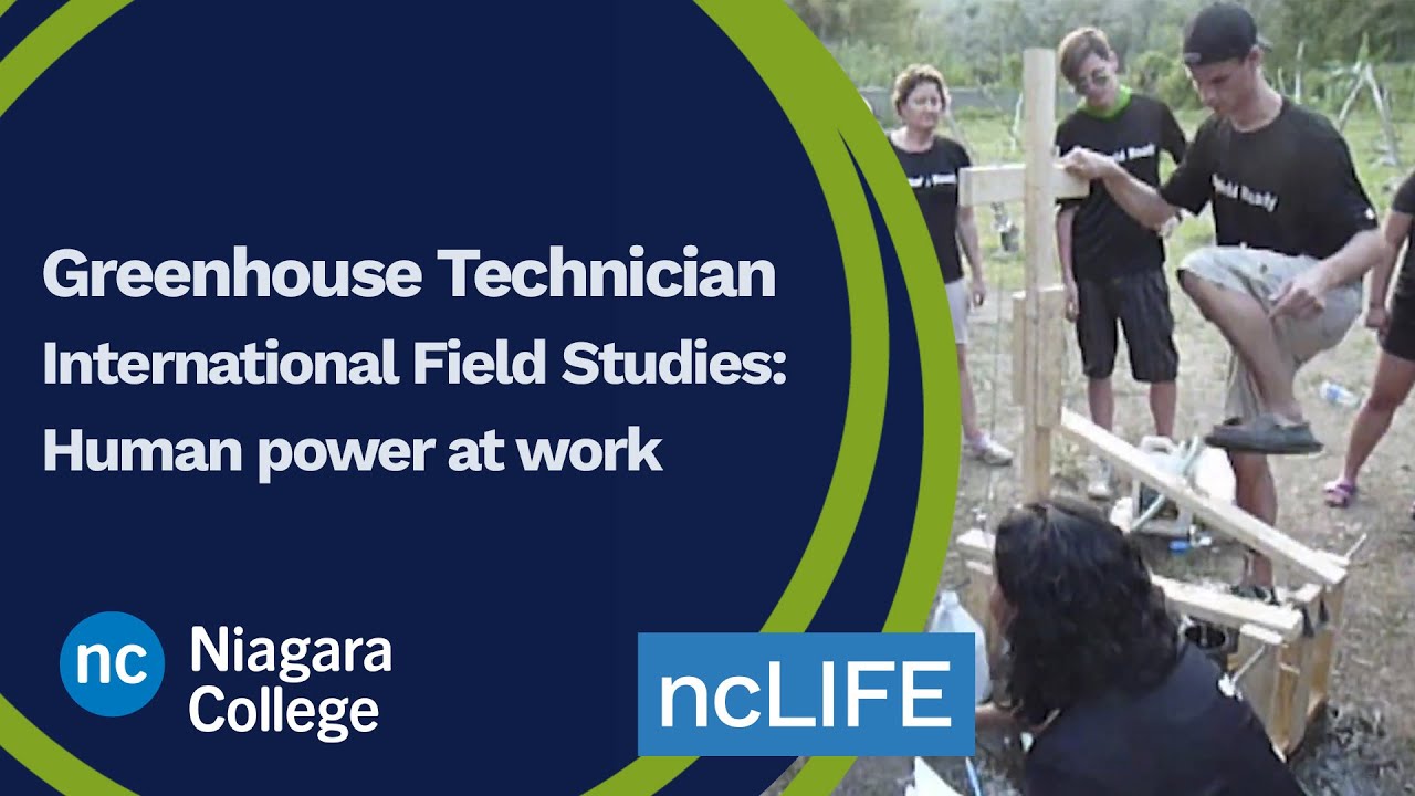 Greenhouse Technician - International Field Studies: Human power at work