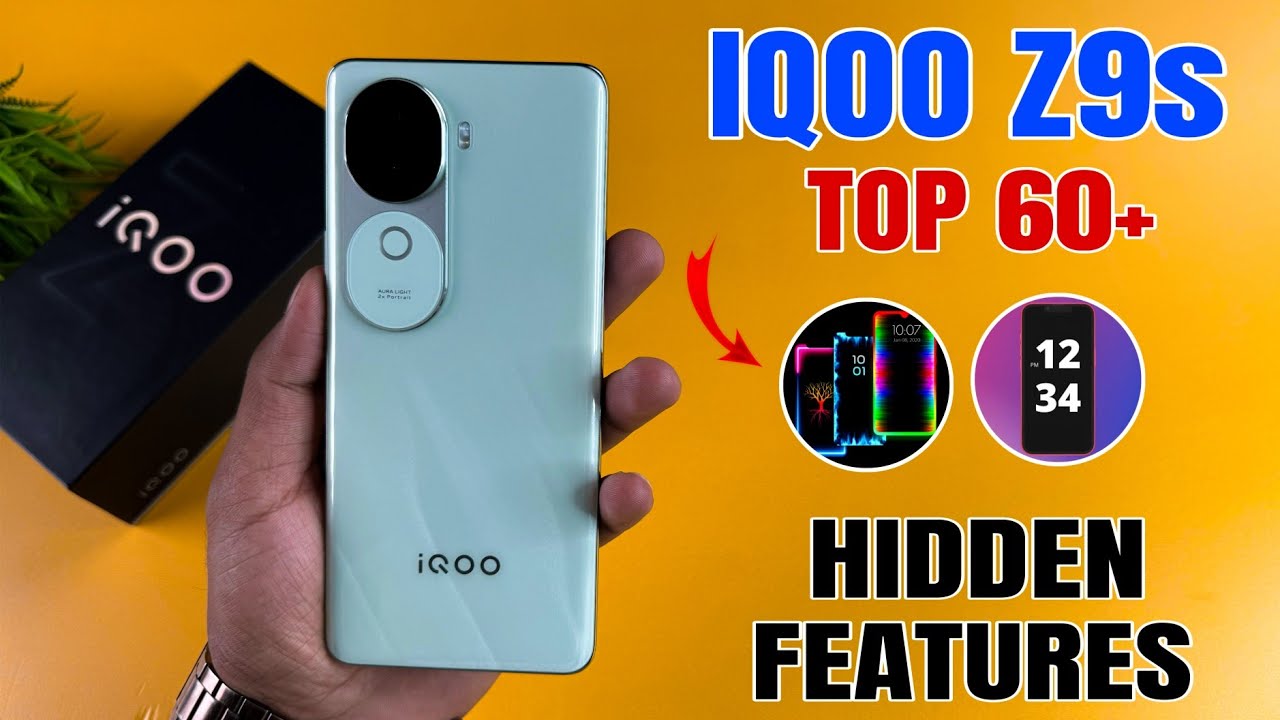 IQOO Z9s 5G Top 60++ Hidden Features | Iqoo Z9s Tips & Tricks | IQOO Z9s 5G