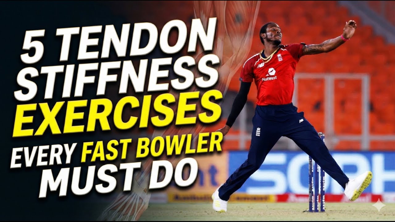 How to Bowl FAST in 2026: 5 Tendon Stiffness Drills Every Fast Bowler Must Do ✅