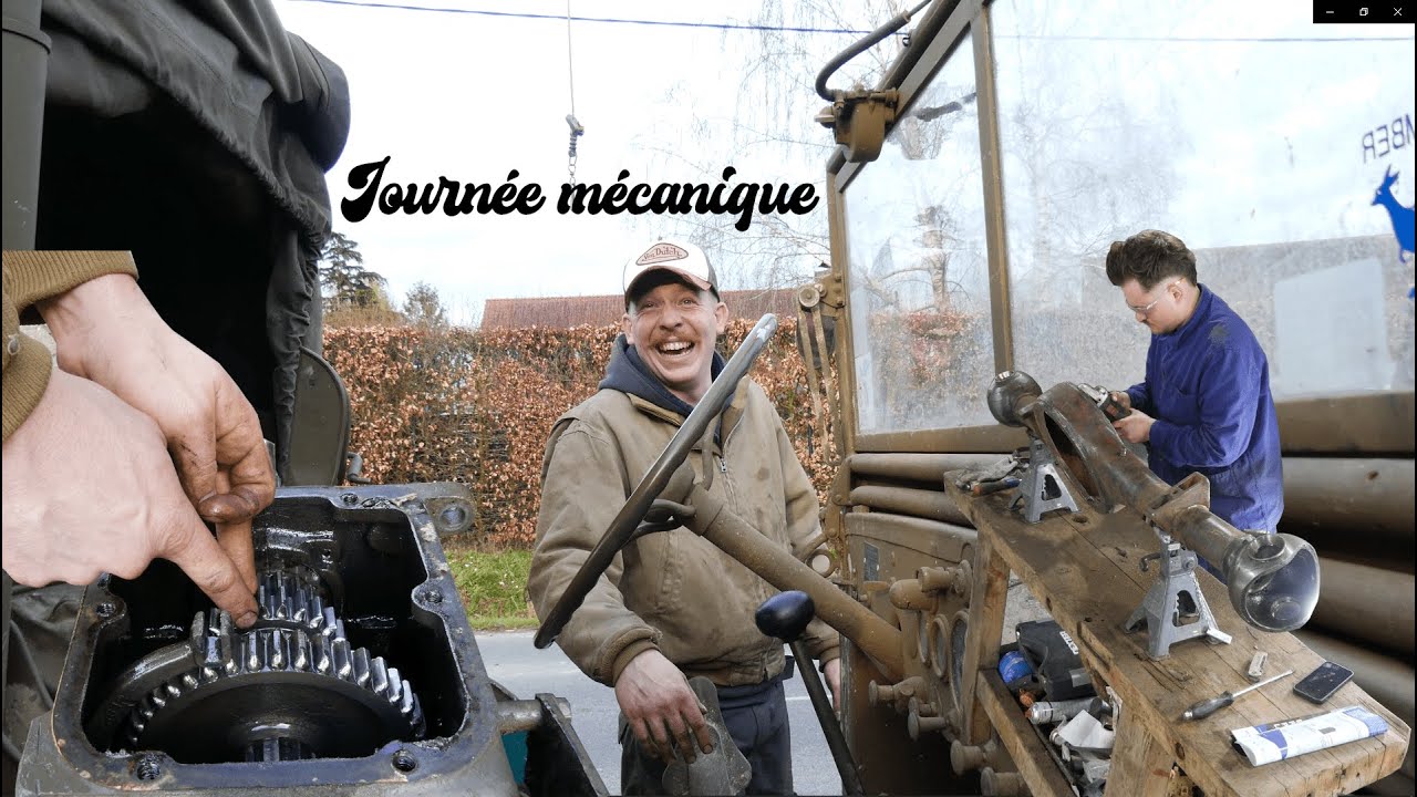 Journée MECANIQUE avec le SWV (sur mon DODGE WC-52 et sur le Chevrolet M6 Bomb Truck de Rémi)