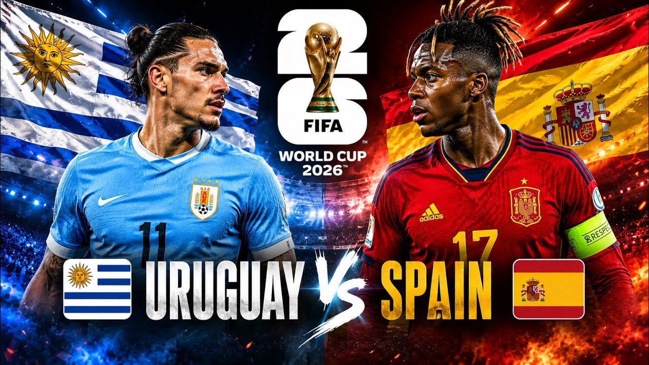 🔥🏆URUGUAY vs SPAIN WORLD CUP Round 3 Prediction