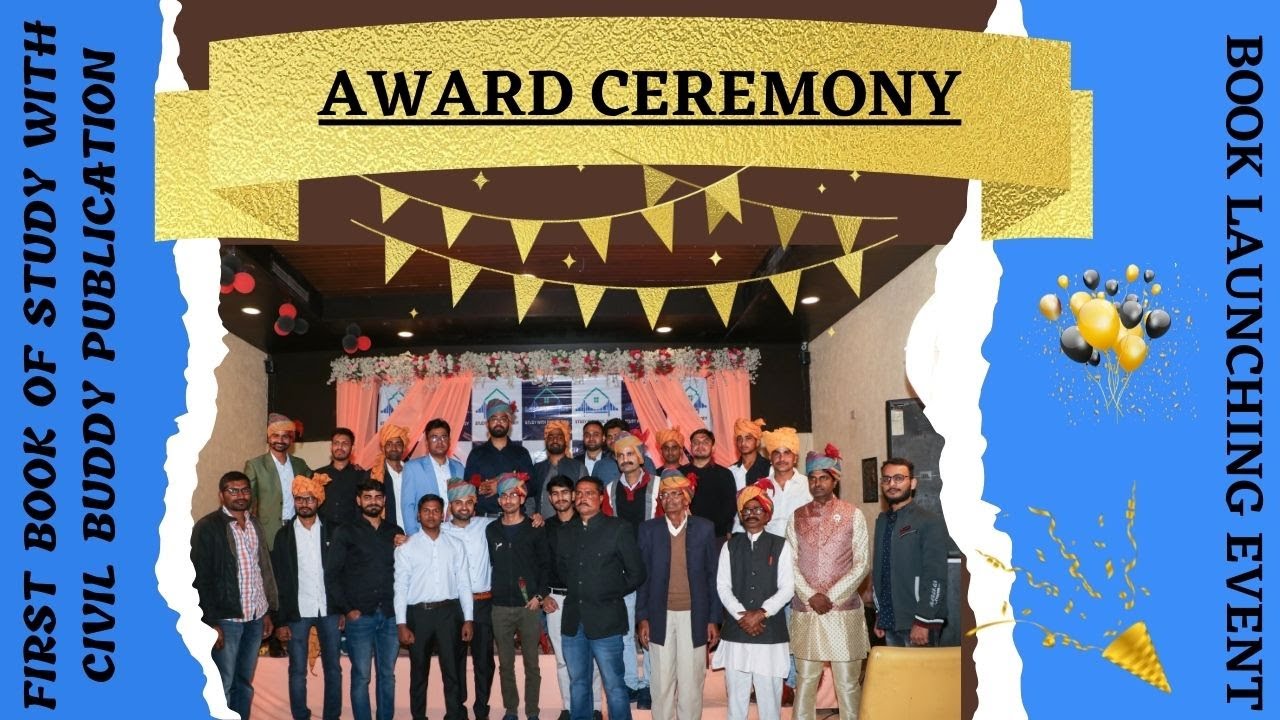 AWARD CEREMONY & BOOK LAUNCHING EVENT OF STUDY WITH CIVIL BUDDY   # CIVIL BUDDY