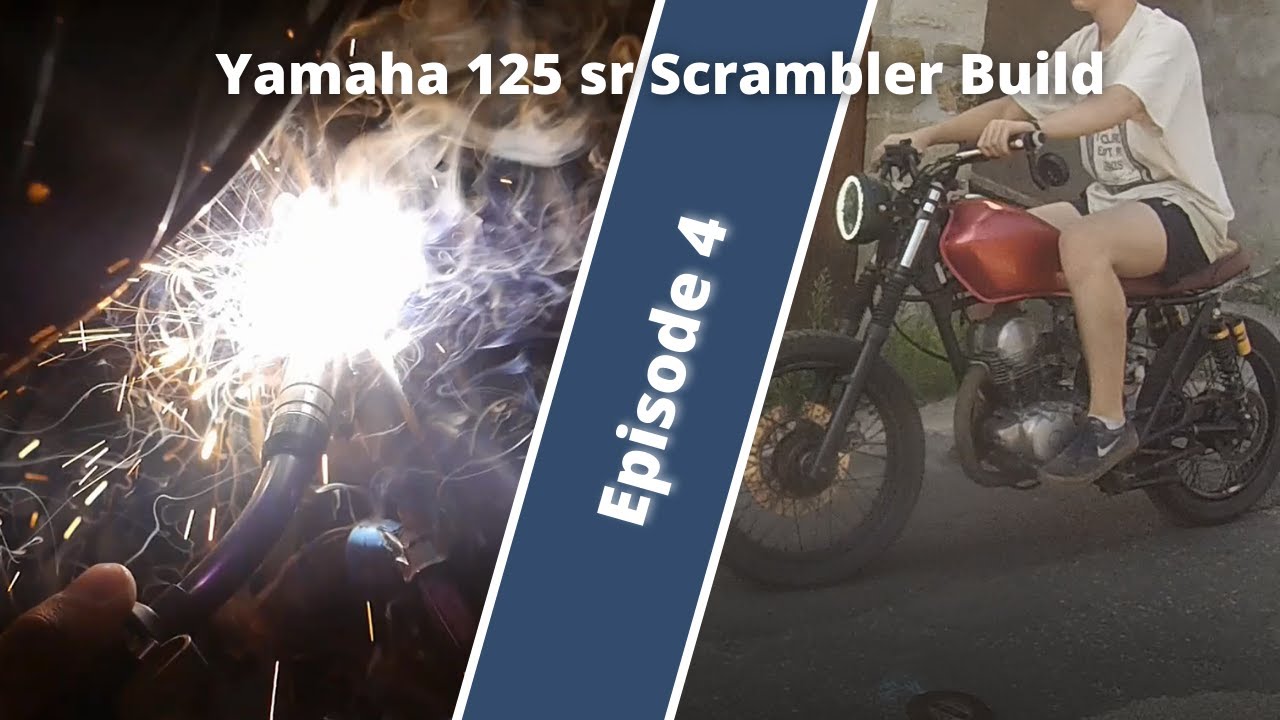 Yamaha sr 125 Scrambler Build - Episode 4