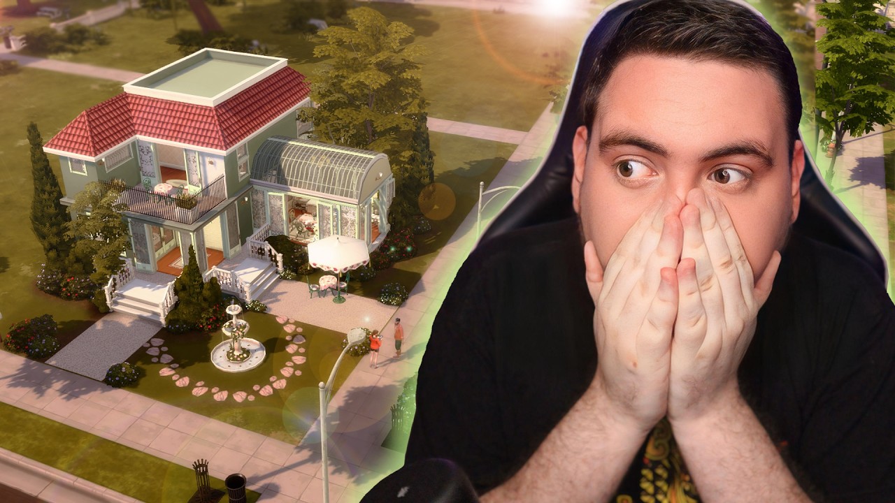 CONSTRUI uma casa COM SOLÁRIO com o novo KIT!!! │ The Sims 4 │ SLOW BUILD