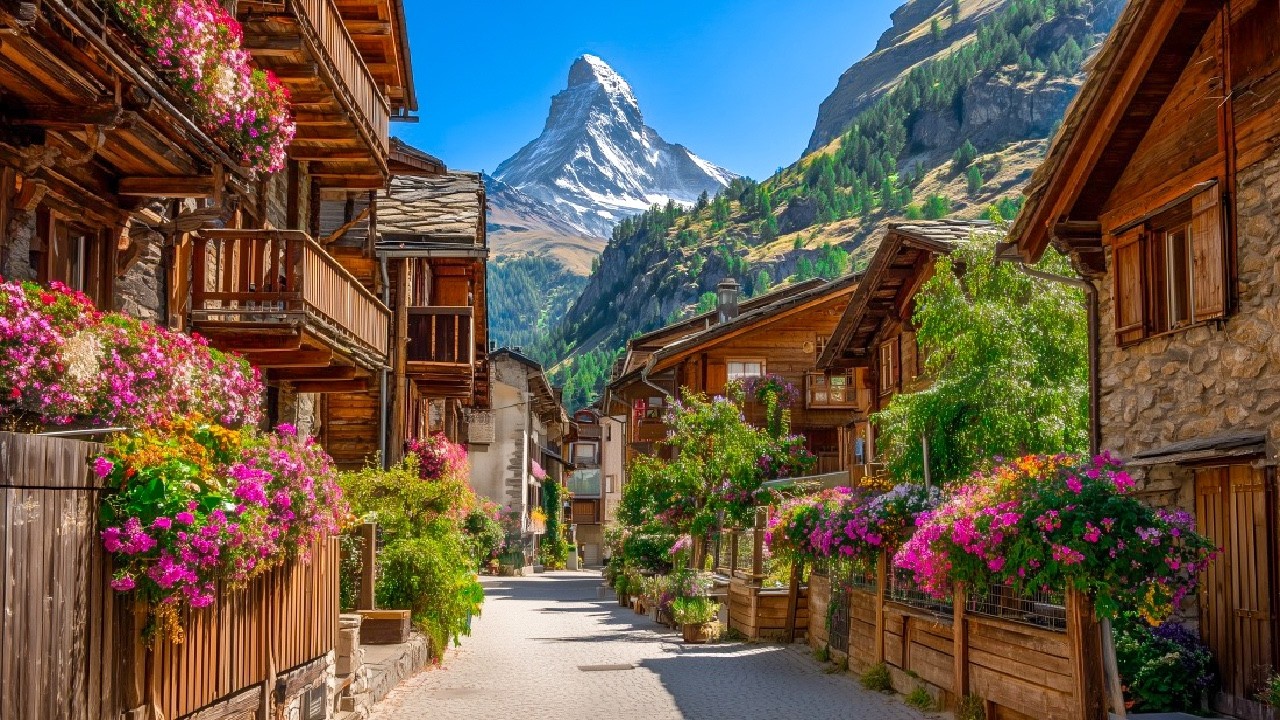 Почувствуйте магию Церматта 🇨🇭 Швейцария 4K