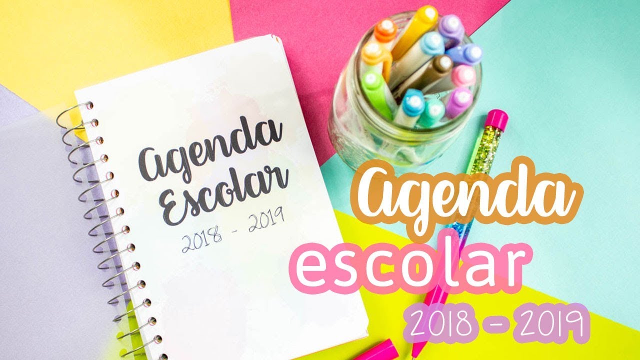 Crea tu propia AGENDA ESCOLAR 2018 - 2019 | Regreso a clases// Sayil DIY