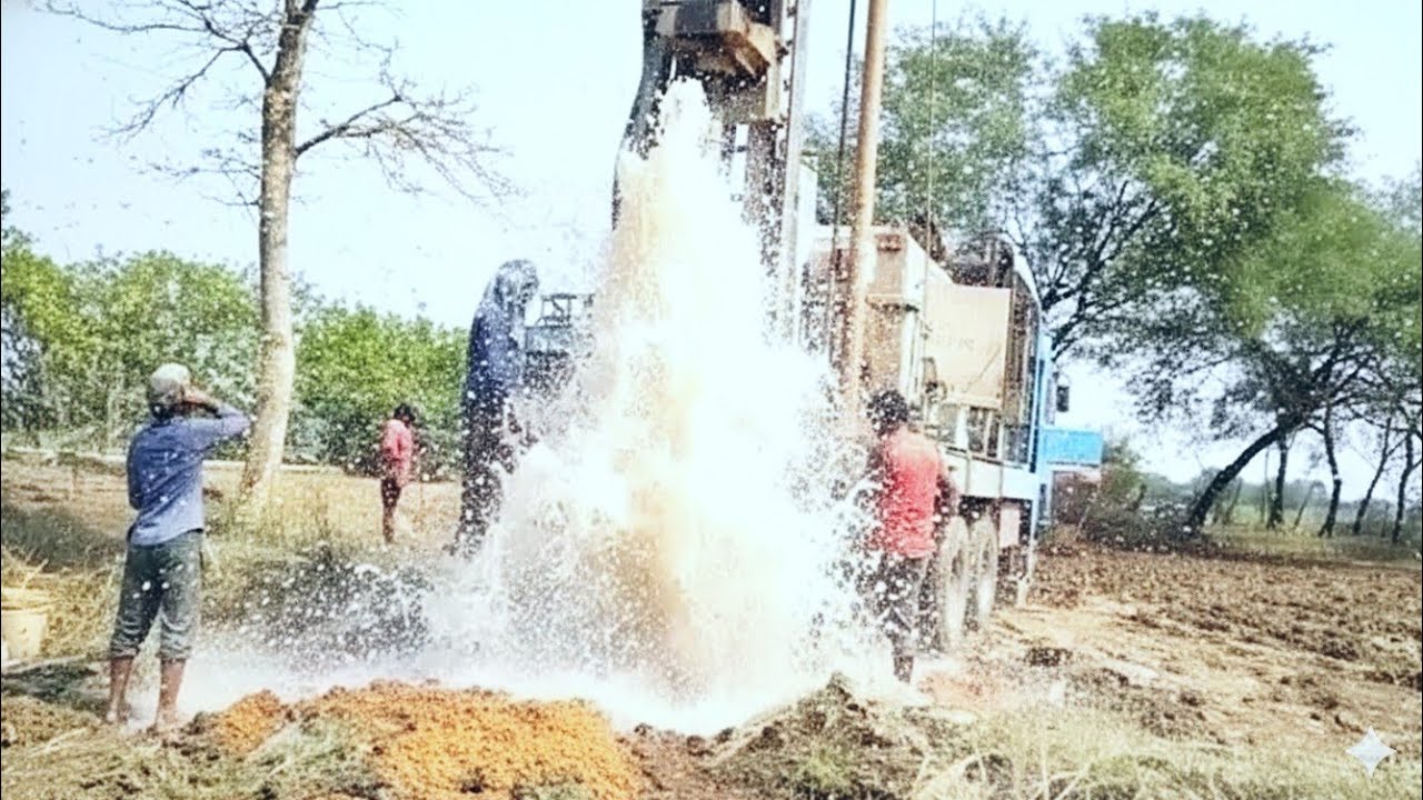 Borewell 220 Foot Amazing Water | Step-by-Step Drilling Process
