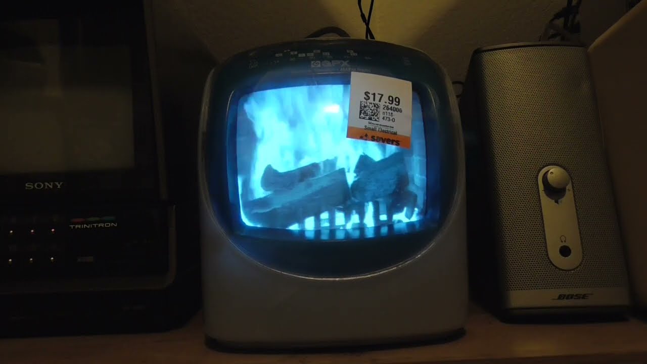 GPX TVP2CT | The Fireplace DVD