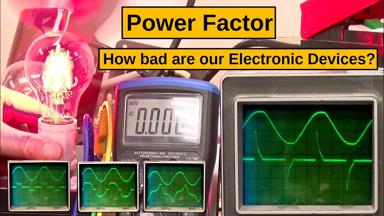 Power Factor: you won't believe how bad some of our electronic devices are!