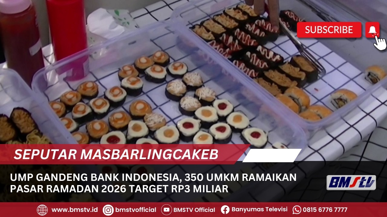 UMP GANDENG BANK INDONESIA, 350 UMKM RAMAIKAN PASAR RAMADAN 2026 TARGET RP3 MILIAR