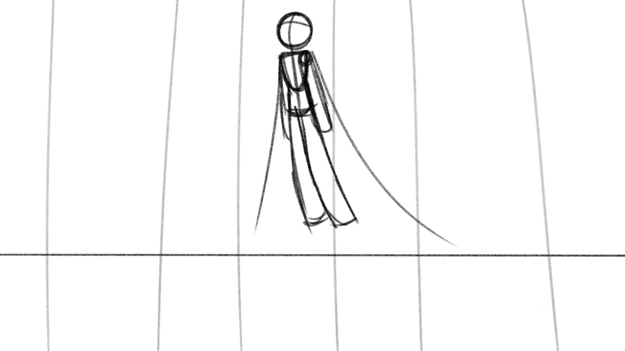 G-Stick sketch + moving perspective bg