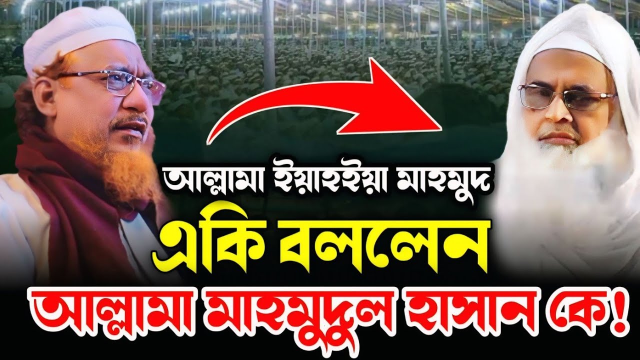 একি বললেন আল্লামা মাহমুদুল হাসান কে আল্লামা ইয়াহইয়া মাহমুদ। Allama Yahya Mahmud