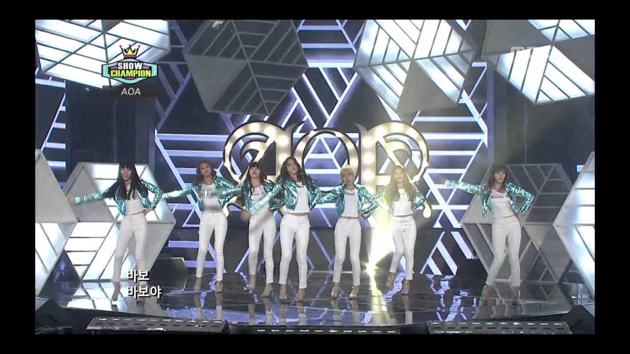 AOA - Get Out, 에이오에이 - 겟 아웃, Show Champion 20121023