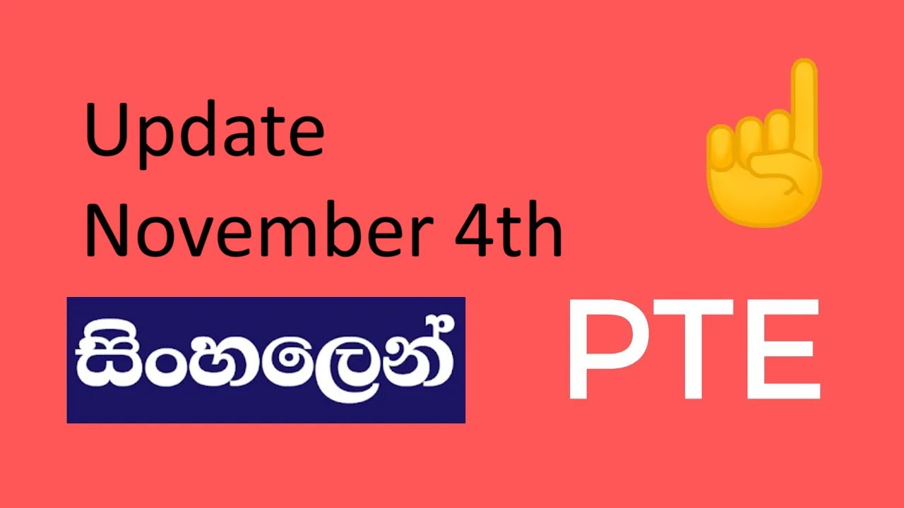 PTE November 4th Update on DI and RL