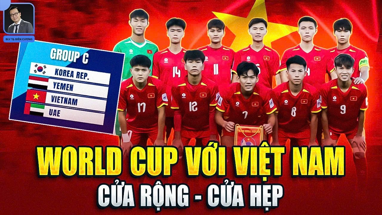 Cửa dự World Cup của U17 VN ra sao: Không dễ những cũng không quá khó nếu có tinh thần của U23 VN